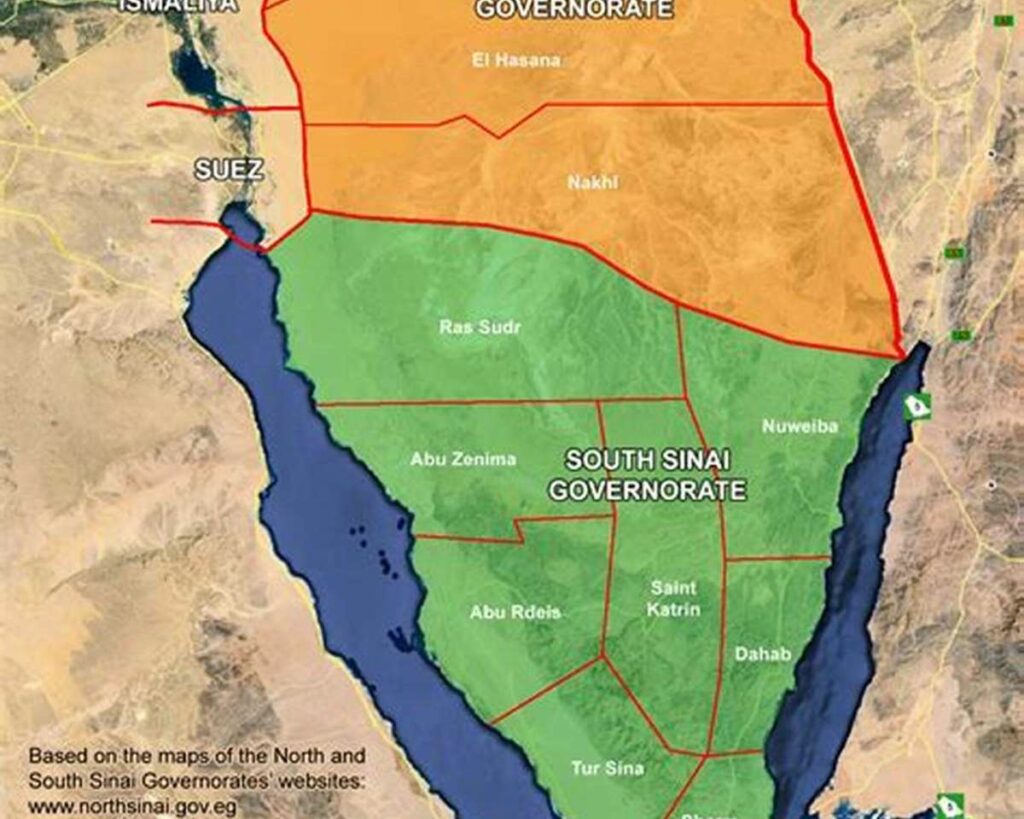 Sinai map